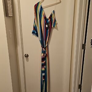 Fashion Nova Multicolor Striped Jumpsuit
